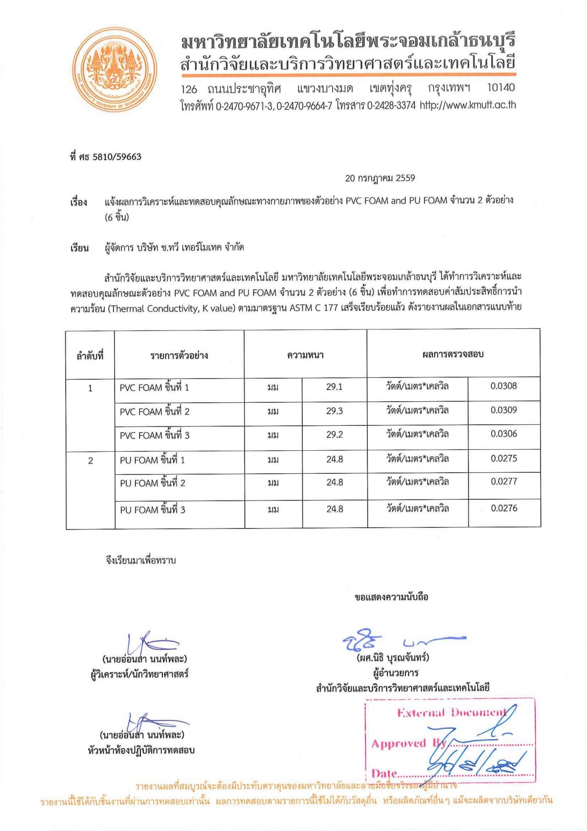 สำนักวิจัย ม.เทคโนโลยีฯพระจอมเกล้า